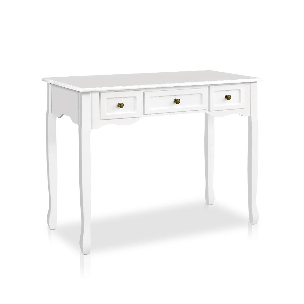 Hall Console French Drawer White