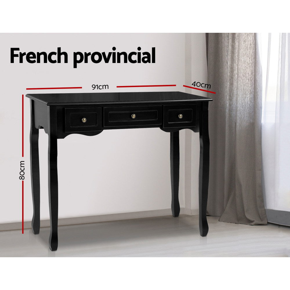 Black Tall Console
