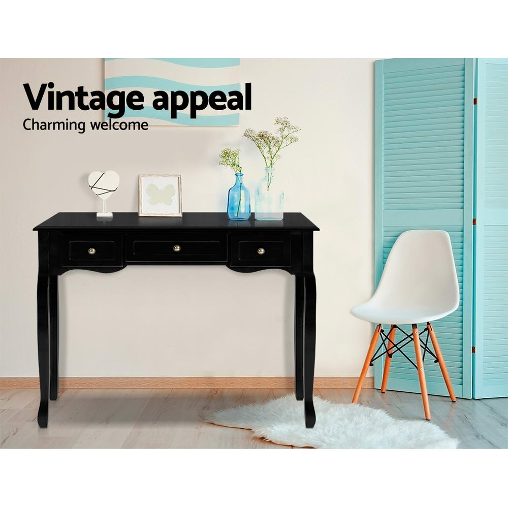 Black Tall Console