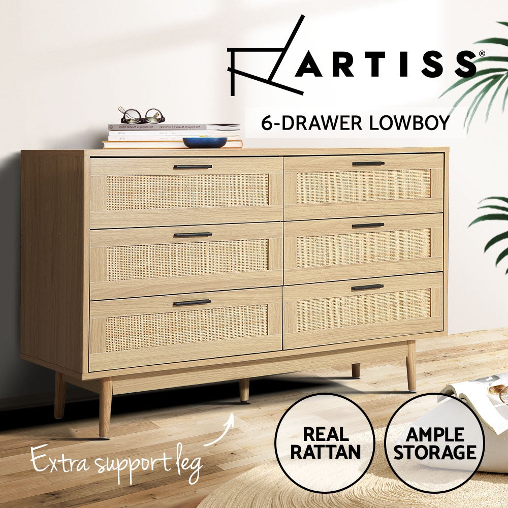 Adelle Rattan Sideboard