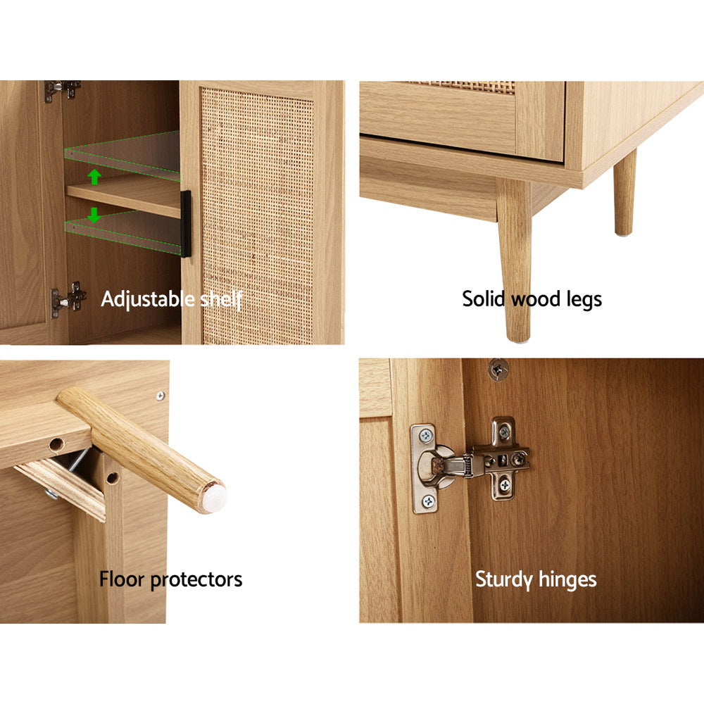 Adelle Rattan Sideboard Cabinit