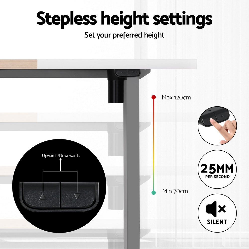 Standing Desk Electric Sit Stand Desks 120CM