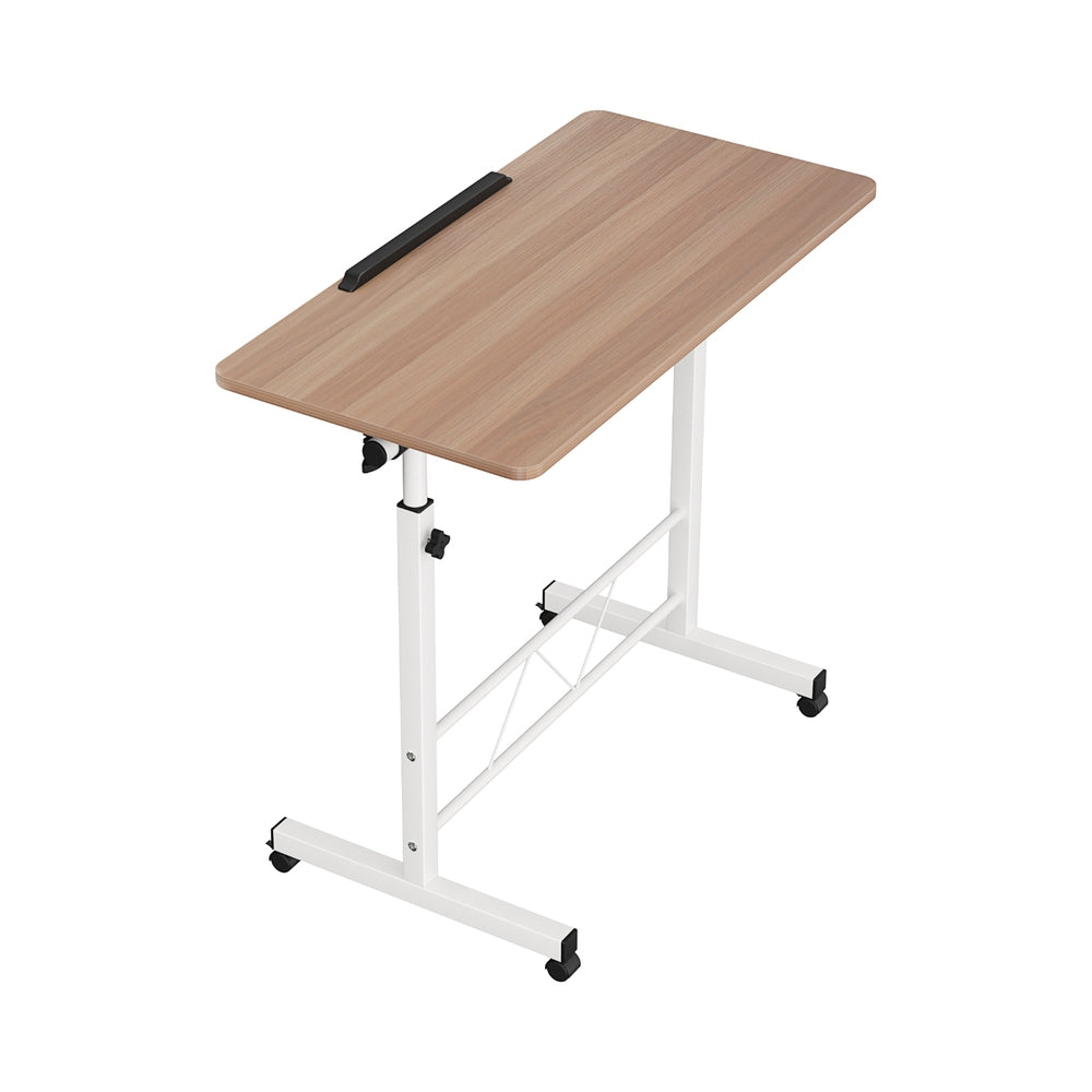 FREE SHIPPING! Laptop Desk Table Adjustable 80CM Light Wood