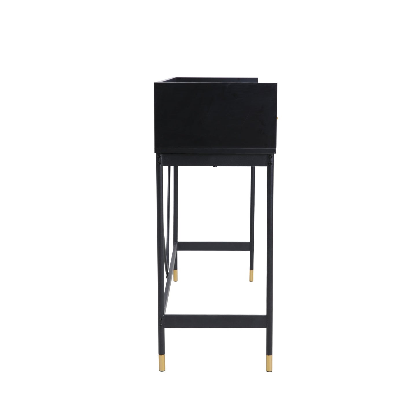 Alcona Matte Black Hall Table
