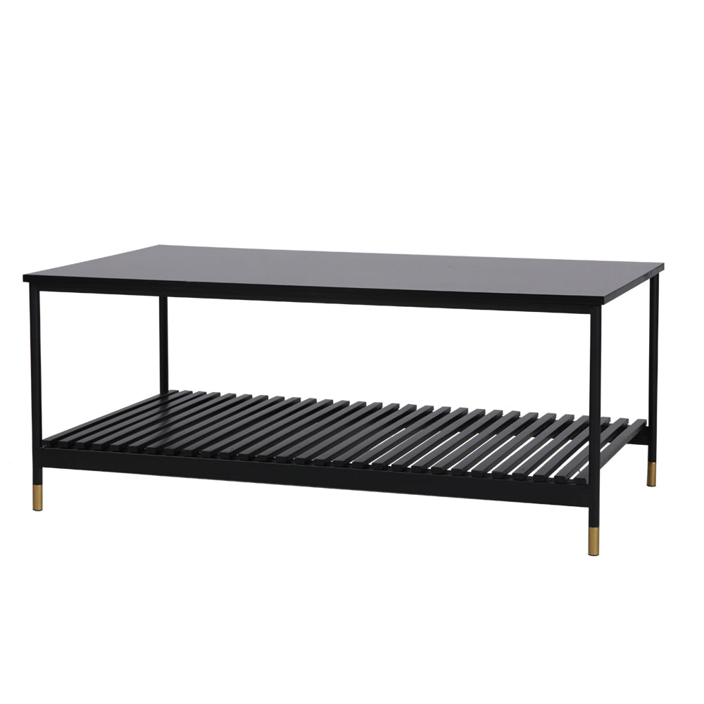 Alcona Matte Black Coffee Table