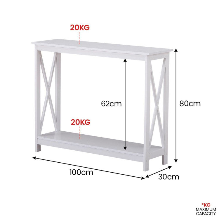 Isla X-Frame Console Table