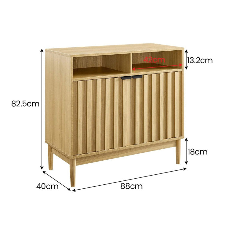 Sarantino Eleni 2-Door Sideboard - Natural