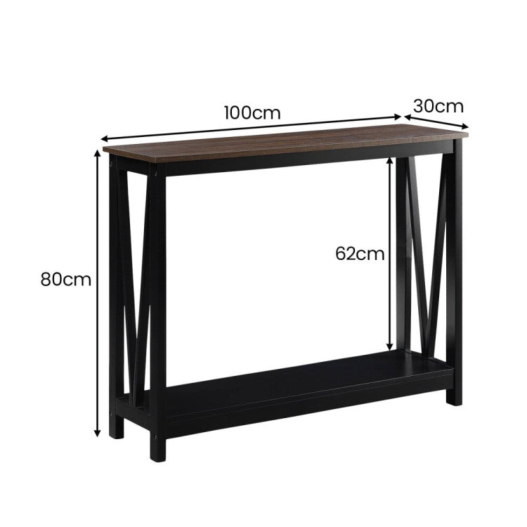 Sarantino Hall Table Black