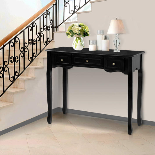 Black Tall Console