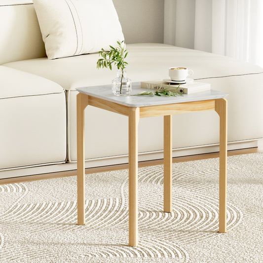 FREE SHIPPING! Coffee Table Marble Effect Square