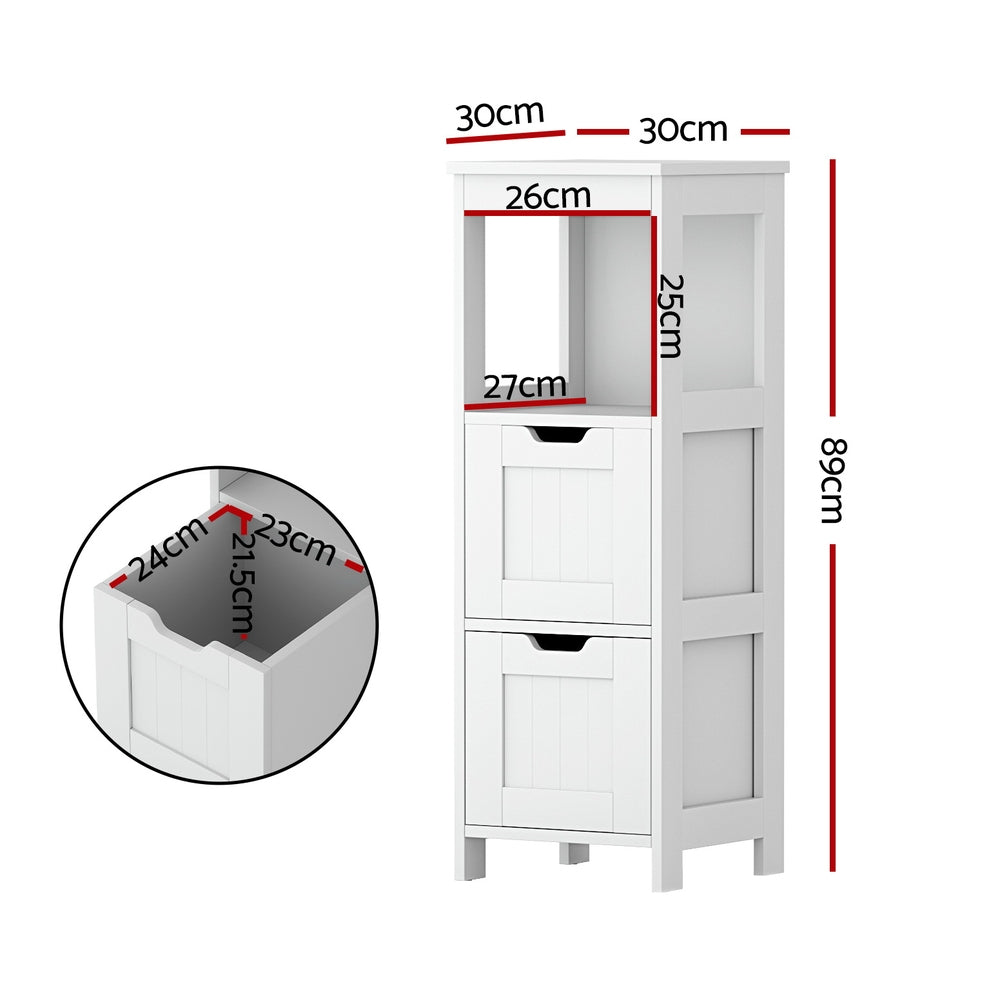 FREE SHIPPING! Bathroom Storage Cabinet 89cm