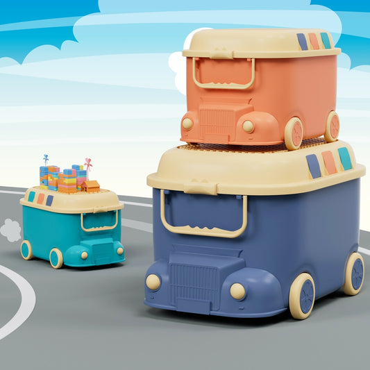Keezi 3PCS Toy Storage Box