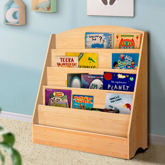 Keezi 5 Tiers Kids Bookshelf Display Rack