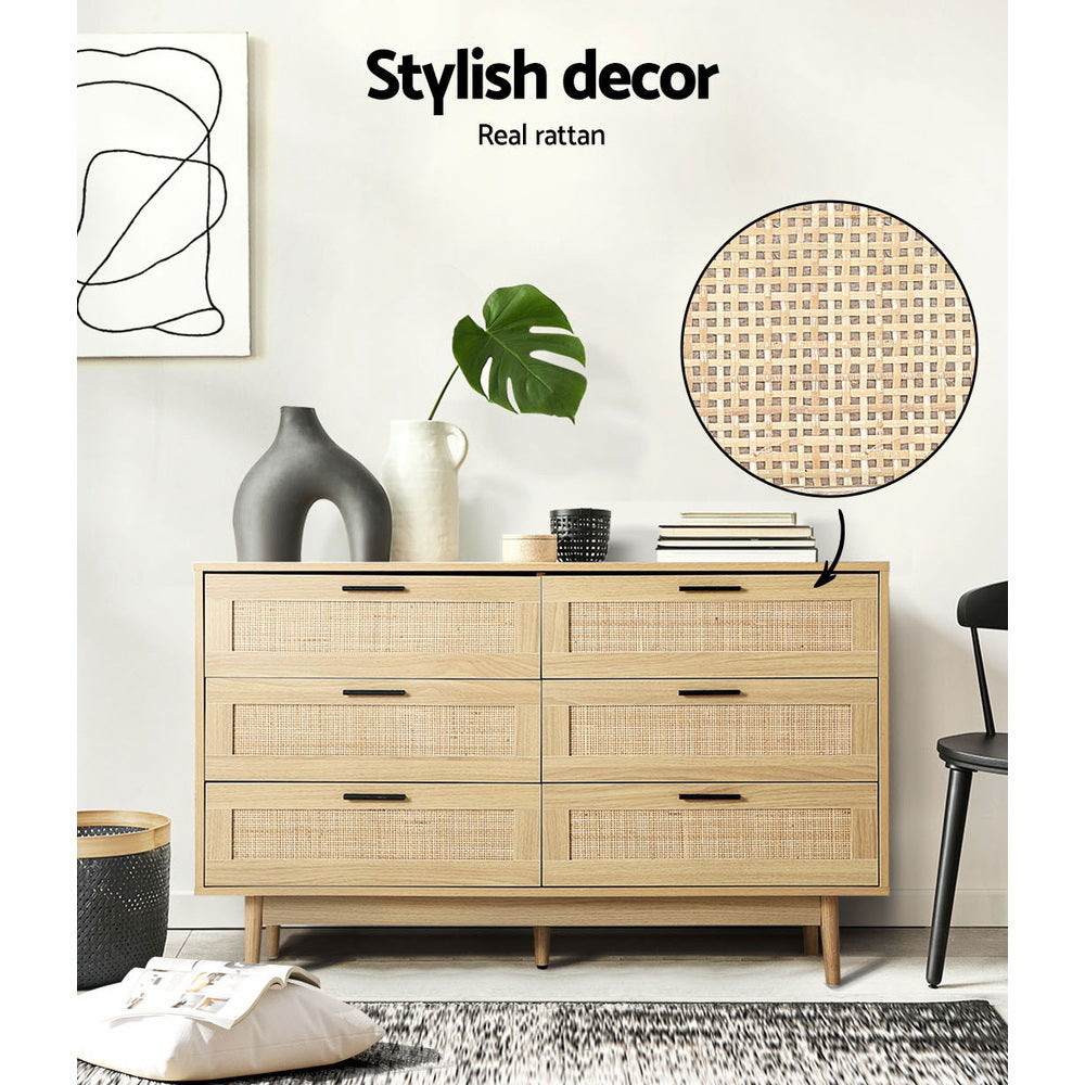 Adelle Rattan Sideboard