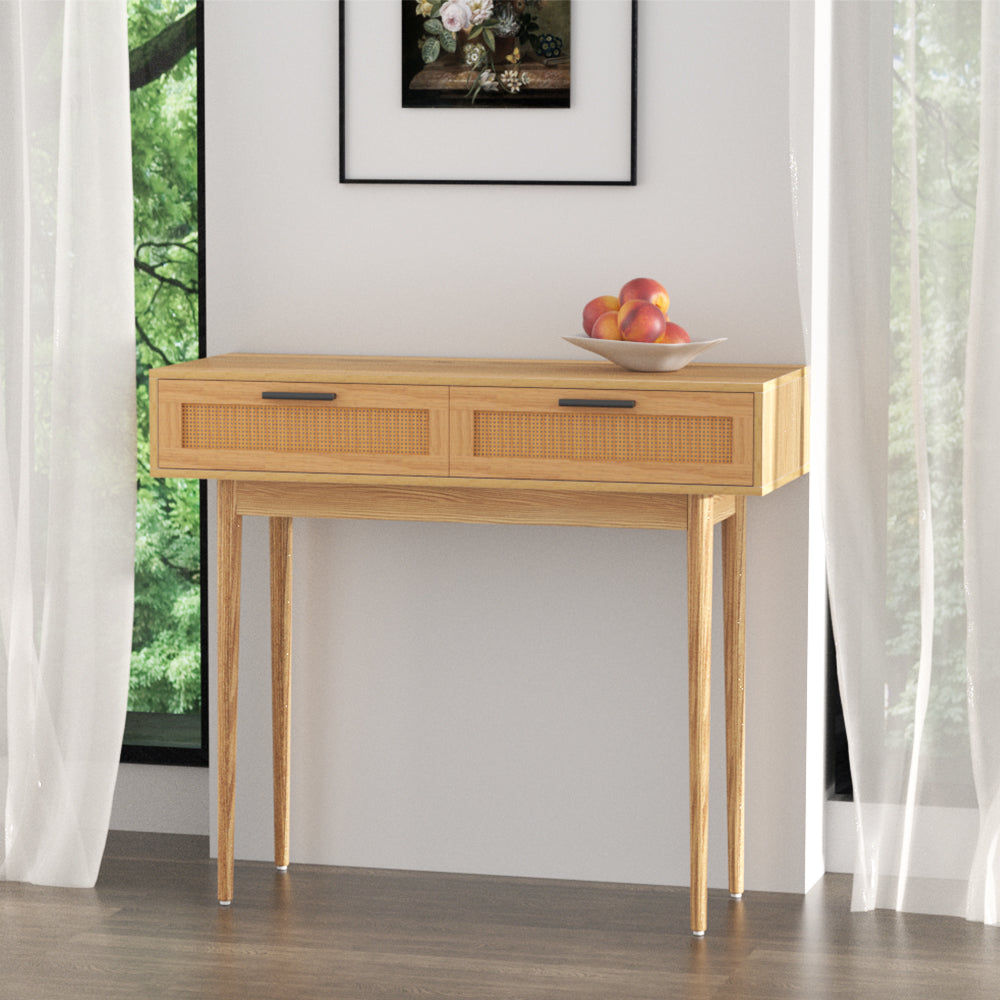 Adelle Rattan Hall Table