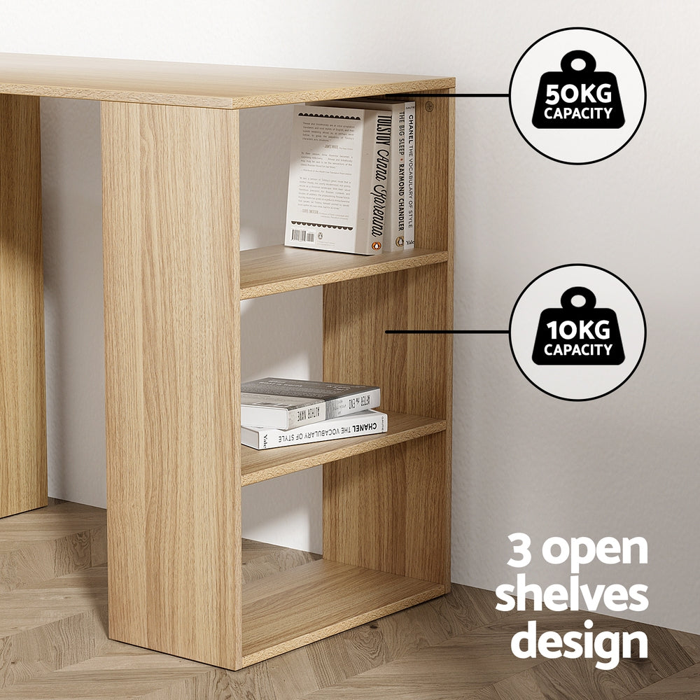 NEW!! Adelle Rattan Desk 3 Drawers