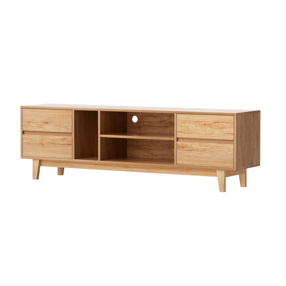 Rubberwood 180cm Entertainment Centre