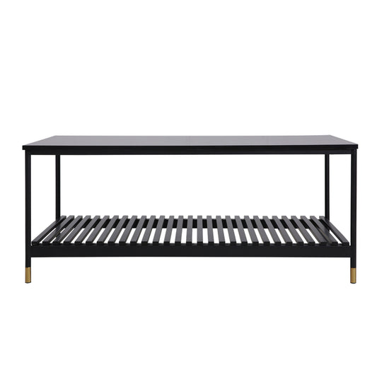 Alcona Matte Black Coffee Table