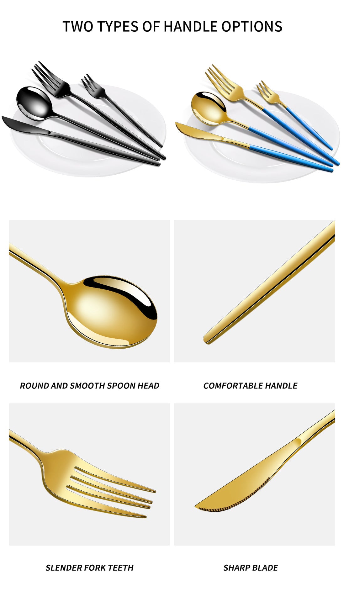 FREE SHIPPING! Red And Gold Patchwork Stainless Steel 16-Piece Flatware Set