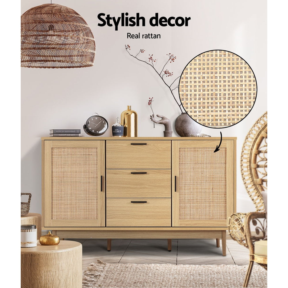 Adelle Rattan Sideboard Kitchen Buffet
