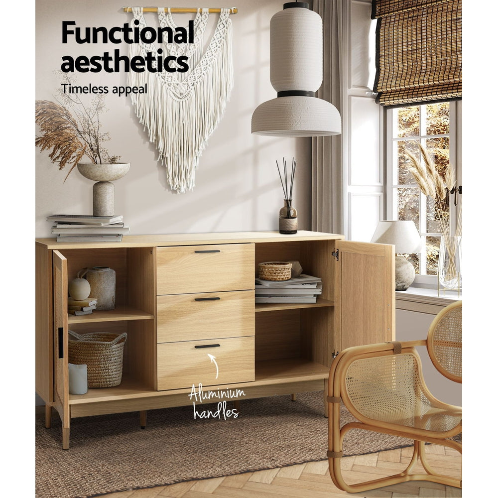 Adelle Rattan Sideboard Kitchen Buffet