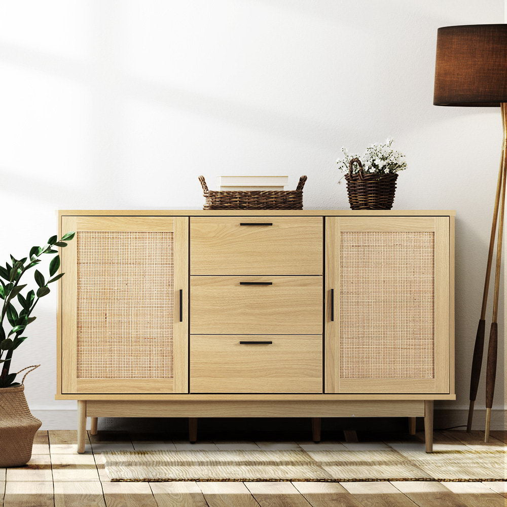 Adelle Rattan Sideboard Kitchen Buffet